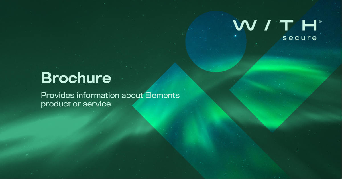 Stay Secured 24/7: Introducing WithSecure Co-Monitoring